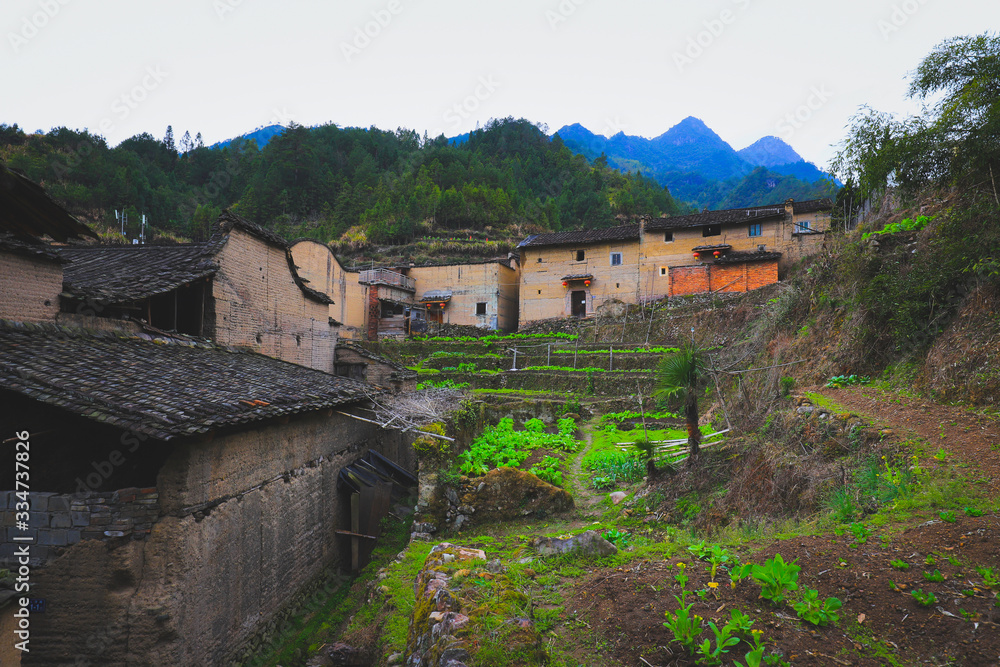 countryside landscape of China's traditional village