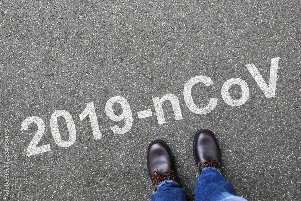 Coronavirus Corona virus 2019-nCoV illness man business concept Coronavirus Corona virus 2019-nCoV illness man business concept