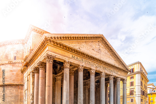 Pantheon - former roman church in Rome, Italy