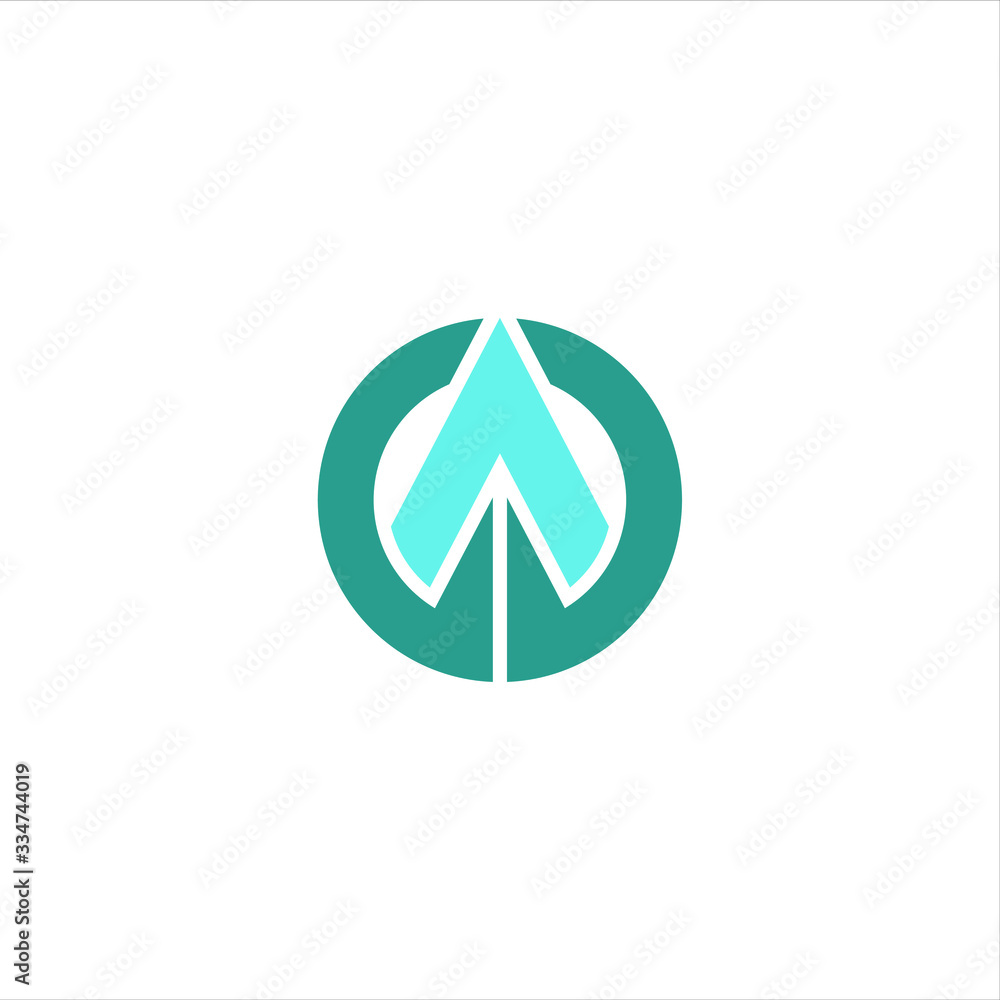 Obraz premium Circle Initials CAC Letter Logo Design Vector