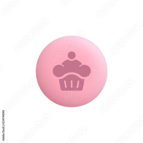 Cupcake - Modern App Button