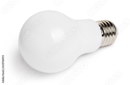 Light bulb, isolated on white background