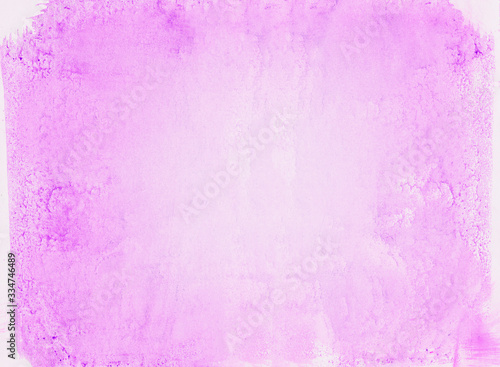 Pink watercolor nandmade texture, album page photo