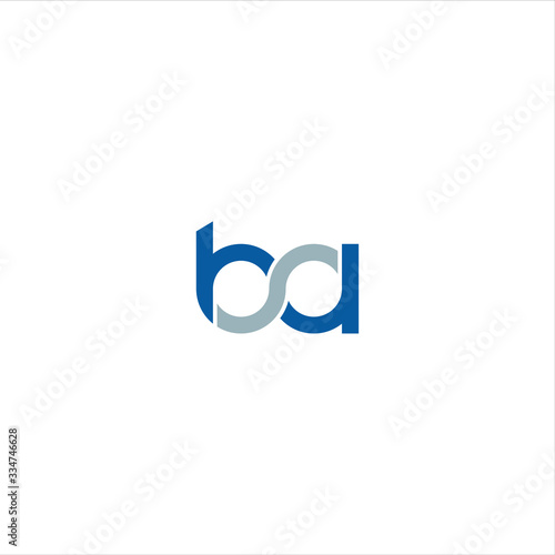 Initials BSA Letter Logo Design Vector