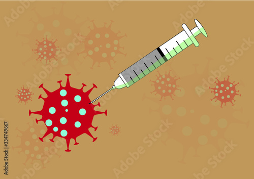 Vaccination treatment concept of Covid-19