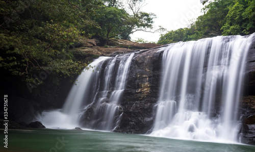 Beautiful Sera ella waterfall, Sri Lanka