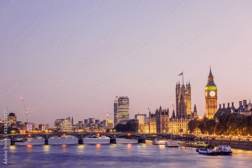 Fototapeta premium London City Skyline, United kingdom,