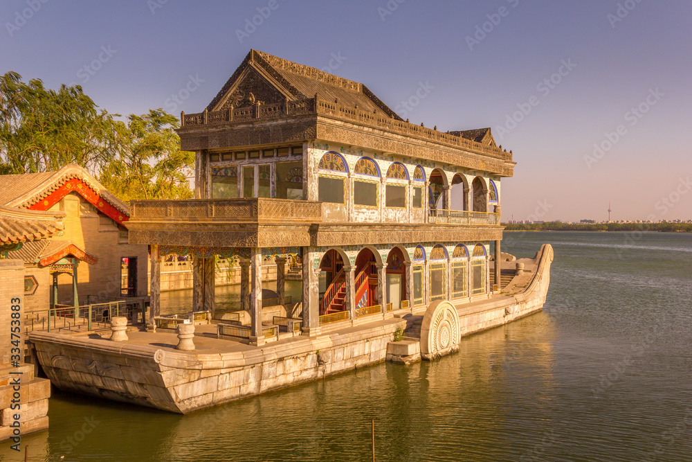 The Marble Boat of Purity and Ease, Summer Palace, Beijing, China