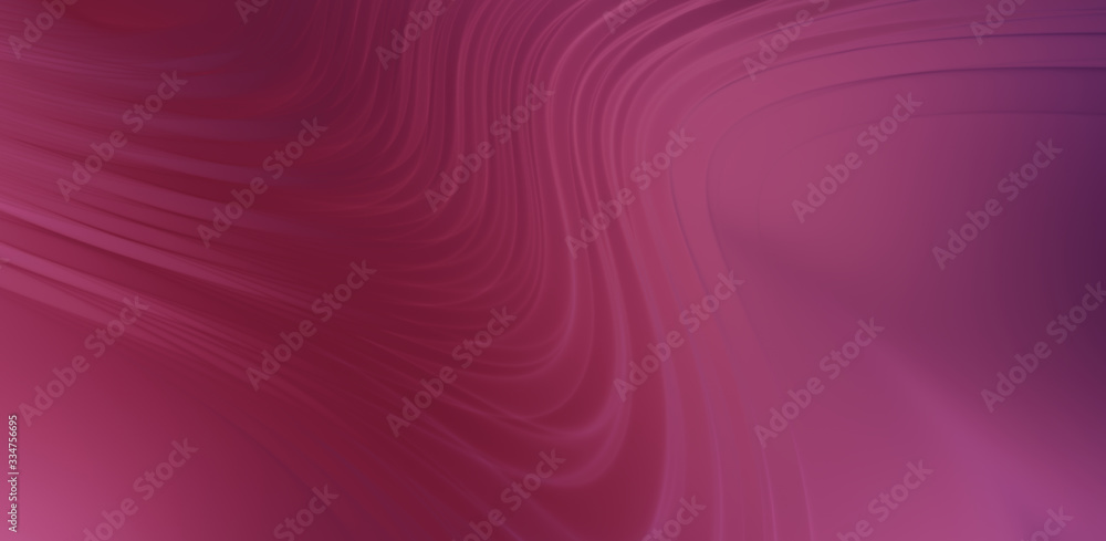 Obraz premium Fluid abstract background with colorful gradient. 2D illustration of modern movement.