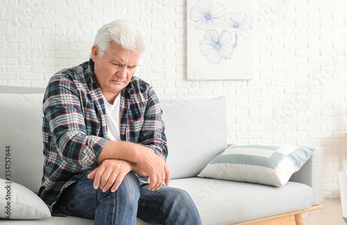 Senior man suffering from P...