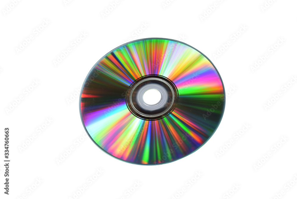 cd or dvd isolated on white background cd or dvd isolated on white background