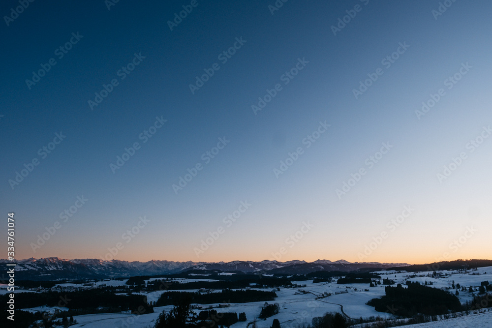 Alpen - Allgäu - Sonnenuntergang - Landschaft - Alps - Bavaria - Sunset