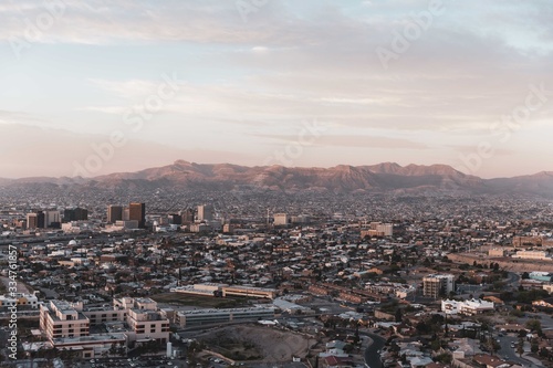 Aerial View of El Paso Texas 