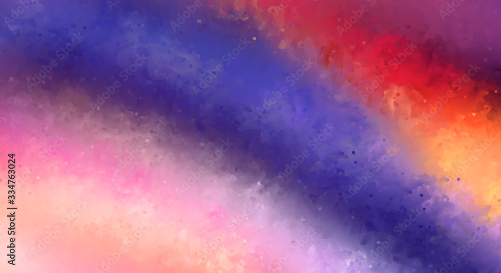 Fototapeta premium Brushed Painted Abstract Background. Brush stroked painting. Artistic vibrant and colorful wallpaper.