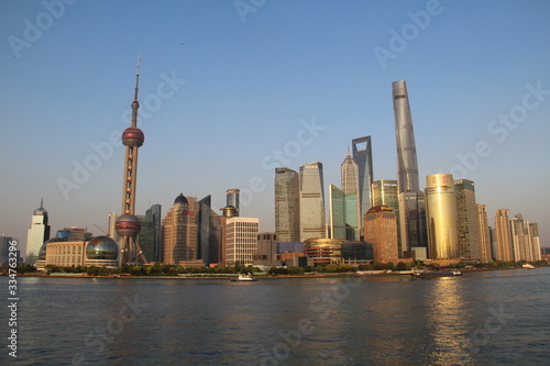 Shanghai, skyline vue du bund