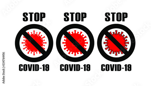 Illustrations concept coronavirus COVID-19. virus wuhan from china. Vector illustrate.