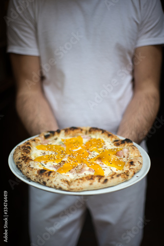 collage of italian recipes pizza