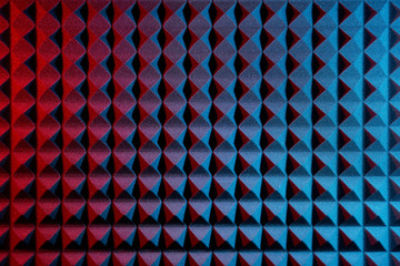 Music background. Acoustic foam panel