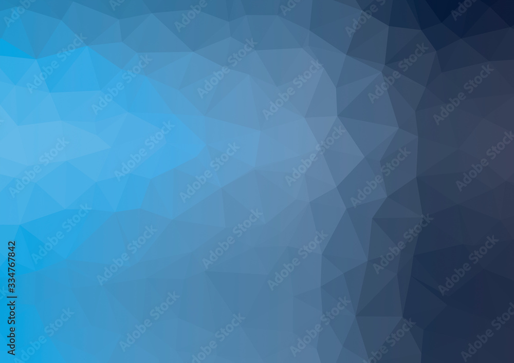 Blau Polygon Hintergrund.