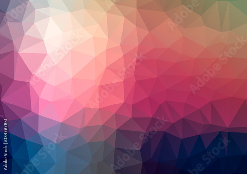 Bunte Polygon Hintergrund.