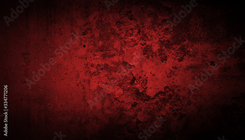 Background red and black stone or wall texture of old vintage design with grunge