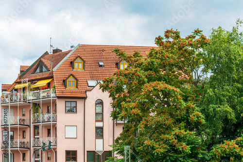 MEERSBURG, GERMANY - June 29, 2018: Meersburg is a town of Baden-Württemberg in the southwest of Germany at Lake Constance