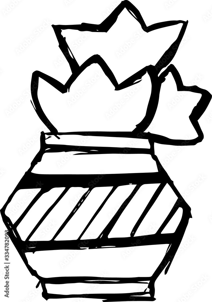 Hand drawn cactus Hand drawn cactus