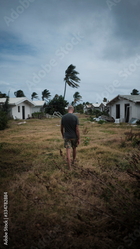 Walk across destruction 
