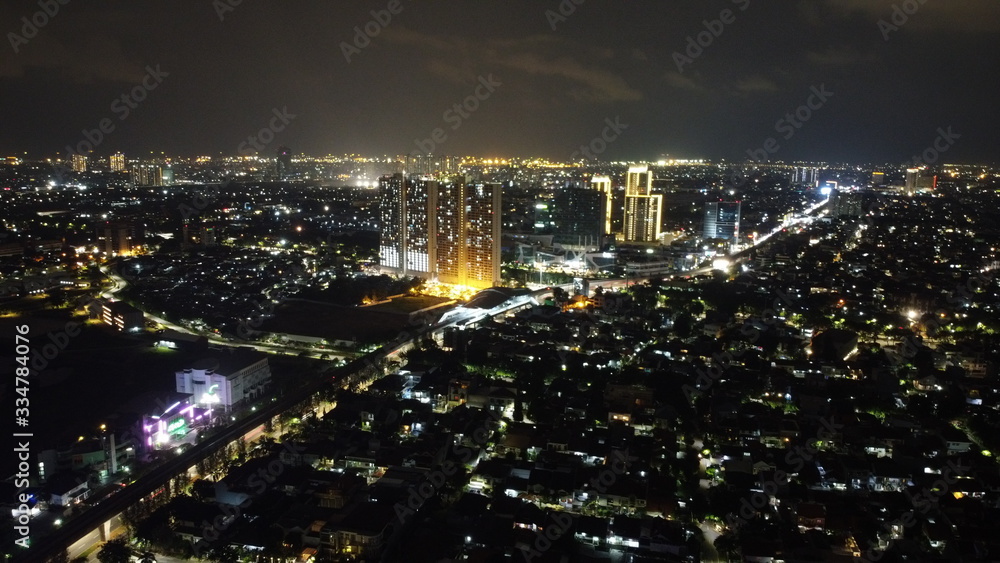 Obraz premium city at night
