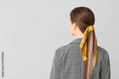 Beautiful young woman with ...
