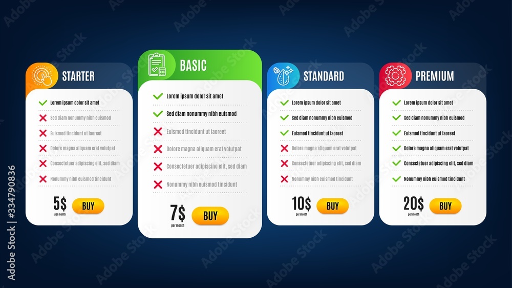 Accounting checklist, Click hand and Dirty water line icons set. Pricing table, subscription plan. Seo gear sign. Calculator, Touch gesture, Aqua drop. Cogwheel. Technology set. Vector