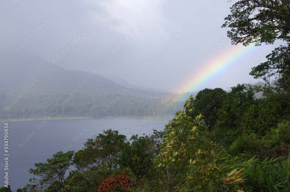 Lake on the Bali island in Indonesia, South East Asia