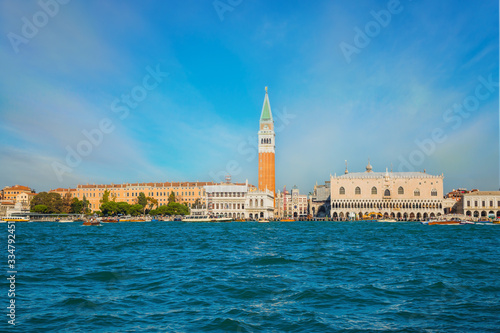 Walk on vaporetto along the Grand Canal