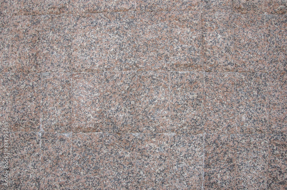 Fototapeta premium Granite Texture, Red Base with Black and Gray Spots