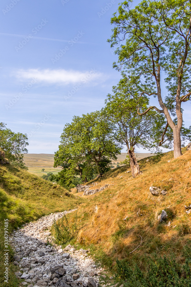 View of the countryside around the village of Conistone in the Yorkshire Dales National Park View of the countryside around the village of Conistone in the Yorkshire Dales National Park