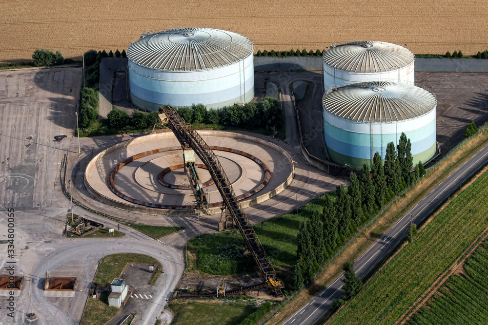 Fototapeta premium Photo aerienne Oise