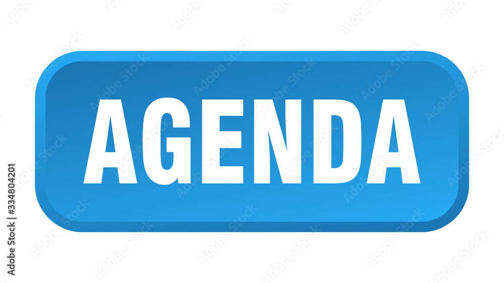 agenda button. agenda square 3d push button agenda button. agenda square 3d push button