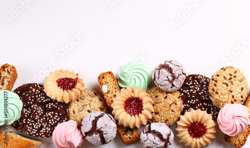 Canvastavla various sweet pastries cookies assorted for dessert
