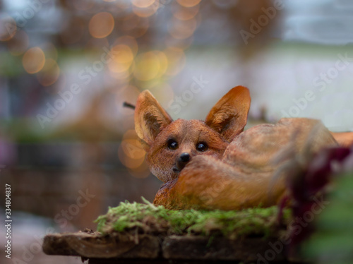 portrait of a foxstatue