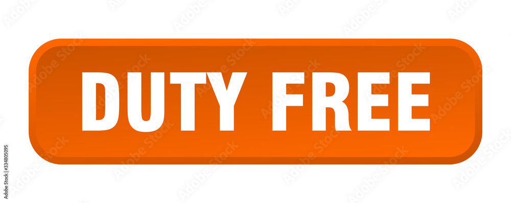 duty free button. duty free square 3d push button duty free button. duty free square 3d push button