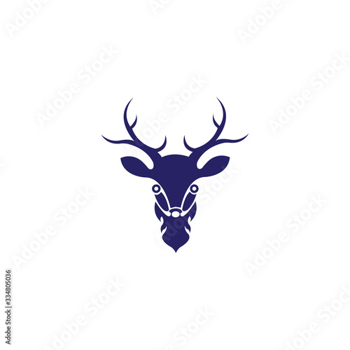 deer head illustration. vector design