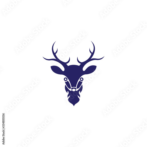 Wallpaper Mural deer head illustration. vector design Torontodigital.ca