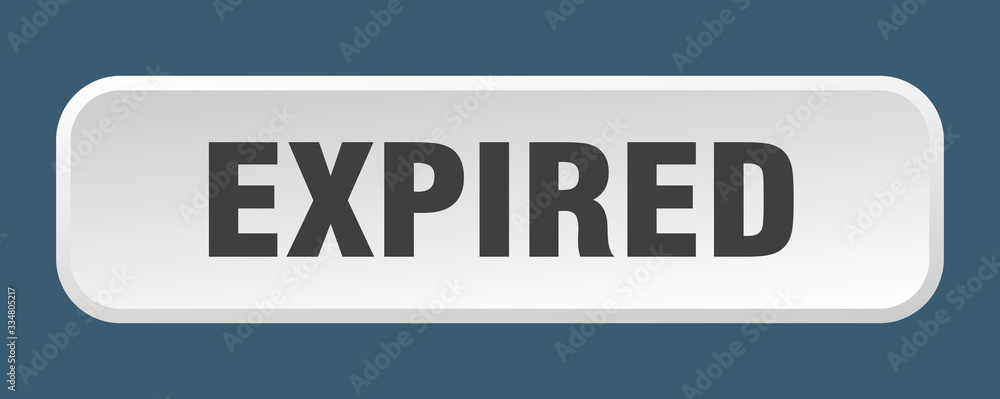 expired button. expired square 3d push button expired button. expired square 3d push button