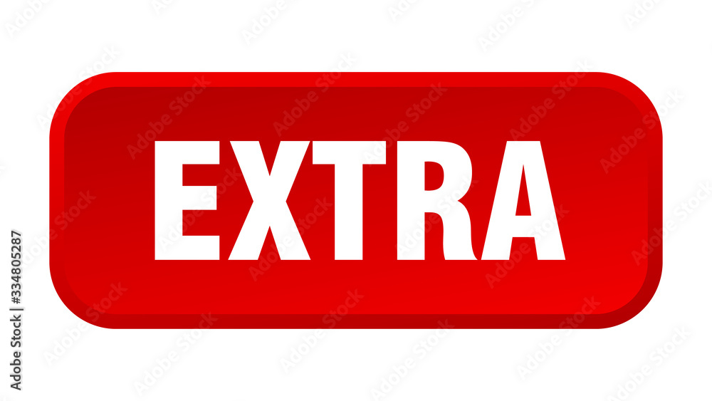 extra button. extra square 3d push button extra button. extra square 3d push button