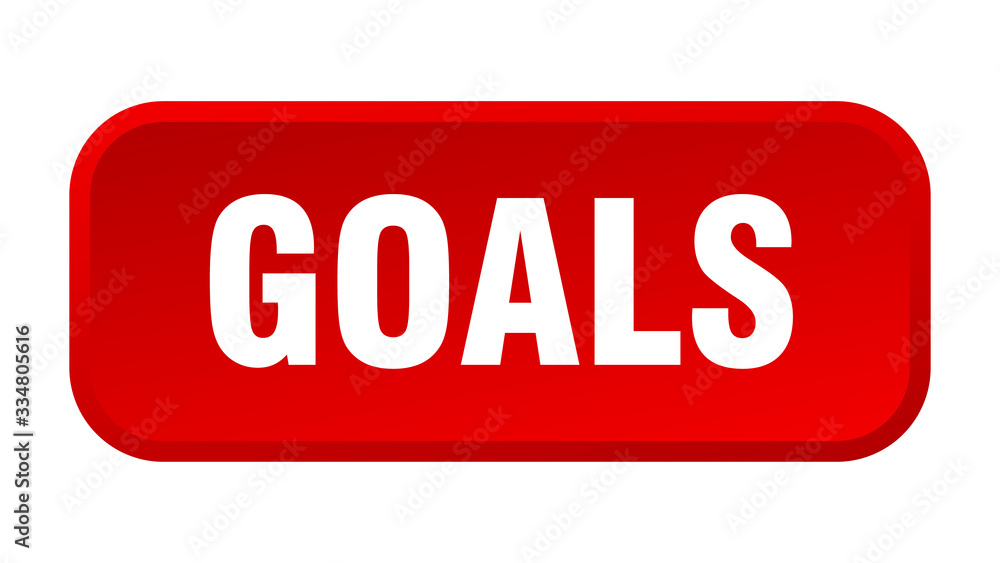 goals button. goals square 3d push button goals button. goals square 3d push button