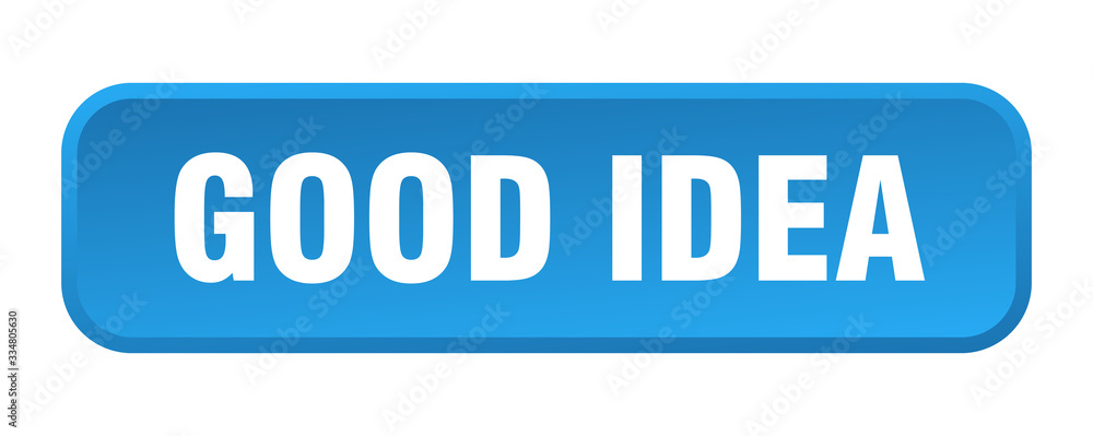 good idea button. good idea square 3d push button good idea button. good idea square 3d push button