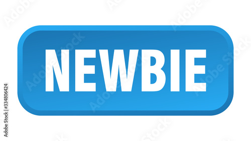 newbie button. newbie square 3d push button