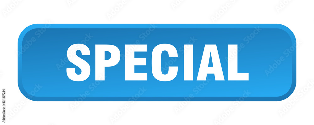 special button. special square 3d push button special button. special square 3d push button