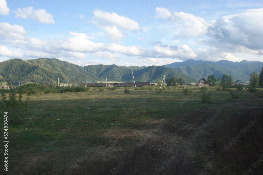 Fototapeta premium panorama of mountains