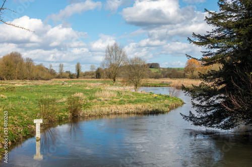 View of the River Test in Hampshire